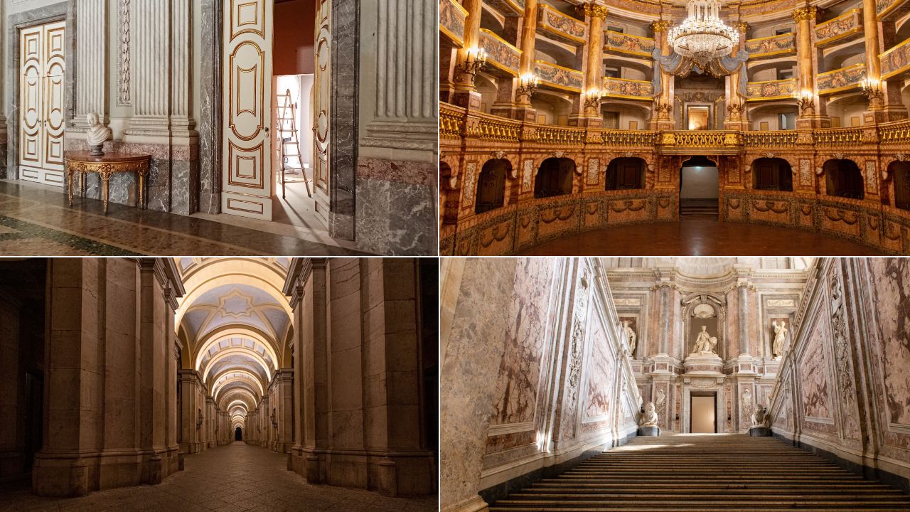 reggia di Caserta festeggiamenti Vanvitelli