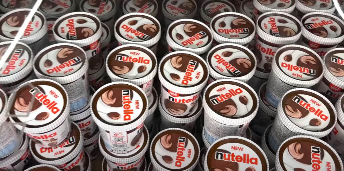 gelato nutella