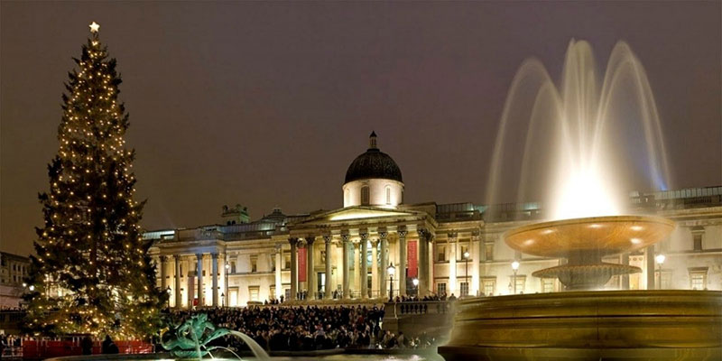 L'albero di Natale a Trafalgar Square, Londra